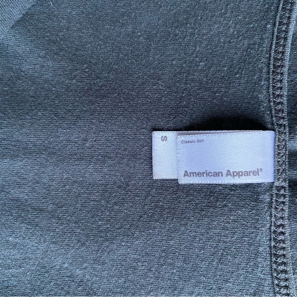 American apparel basic grey spaghetti strap cotton tank top - Picture 5 of 5